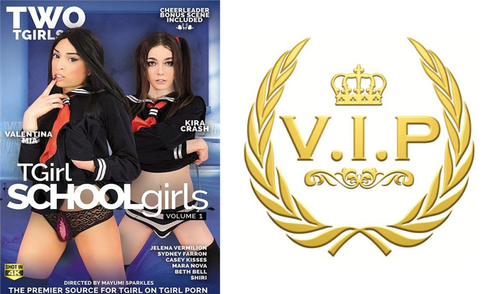 'TGirl Schoolgirls' Fill New DVD From Two Tgirls