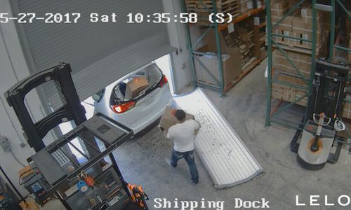 Heist at LELO Warehouse Caught on Tape