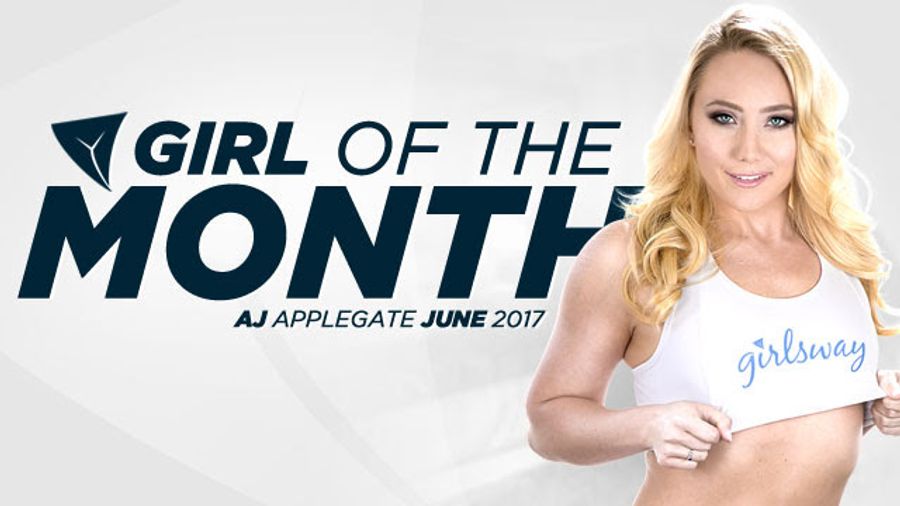 Girlsway Names AJ Applegate June Girl of the Month