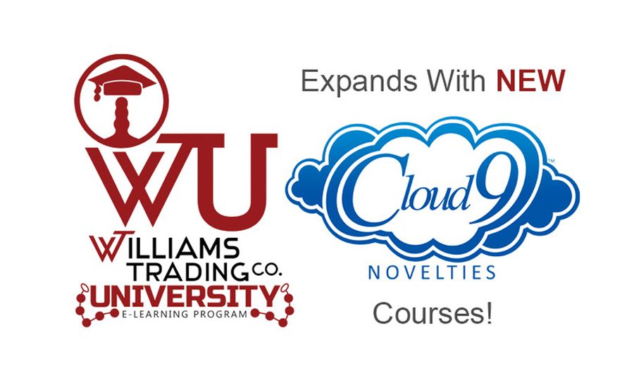 Cloud 9 Novelties Courses Added to Williams Trading University