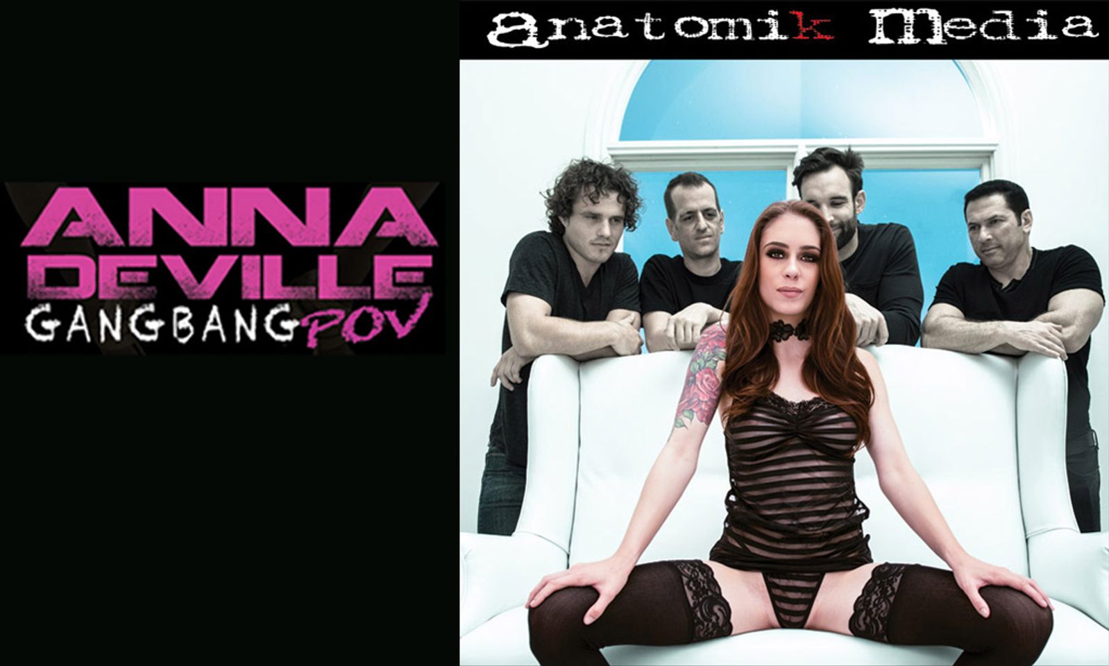 Anatomik Media to Serve Up Anna de Ville's 1st 'Gangbang POV'