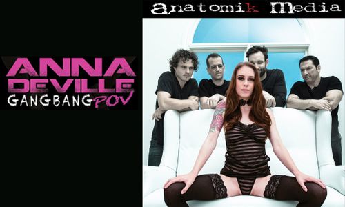 Anatomik Media to Serve Up Anna de Ville's 1st 'Gangbang POV'