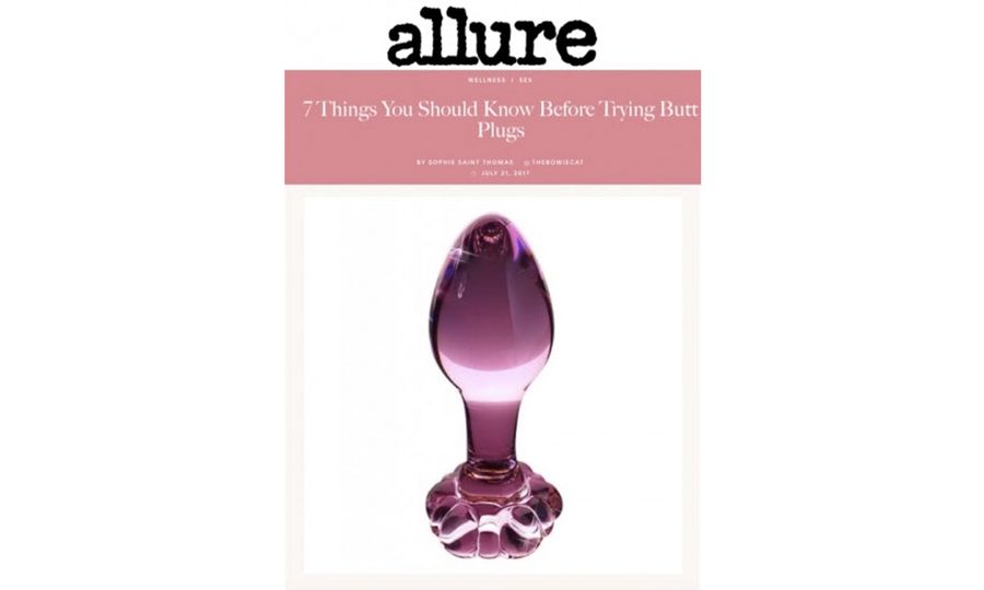 Allure, Women's Press Feature Pipedream Products’ Icicles Plugs 