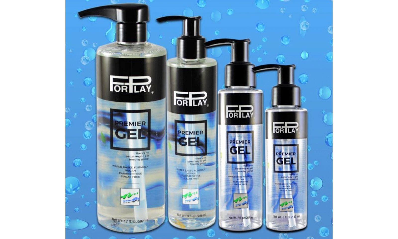 ForPlay Adds Premier Gel, Premier Gel Plus Lubes