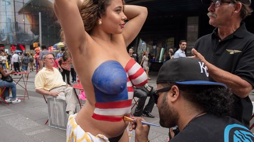 NY Post Gets Pissy About Desnudas in Times Square