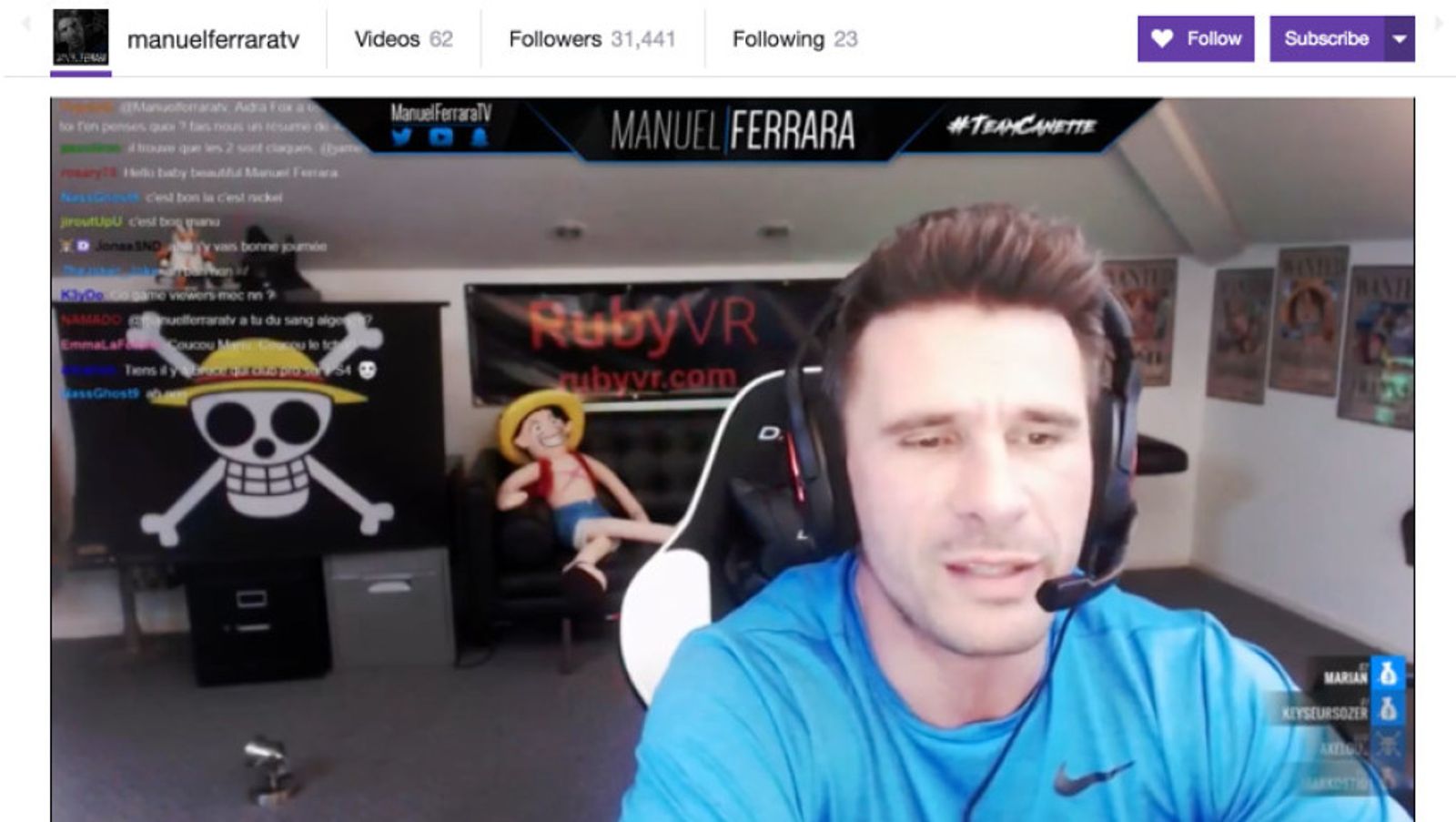 Manuel Ferrara to Stream 24-Hour Live Twitch Charity Marathon