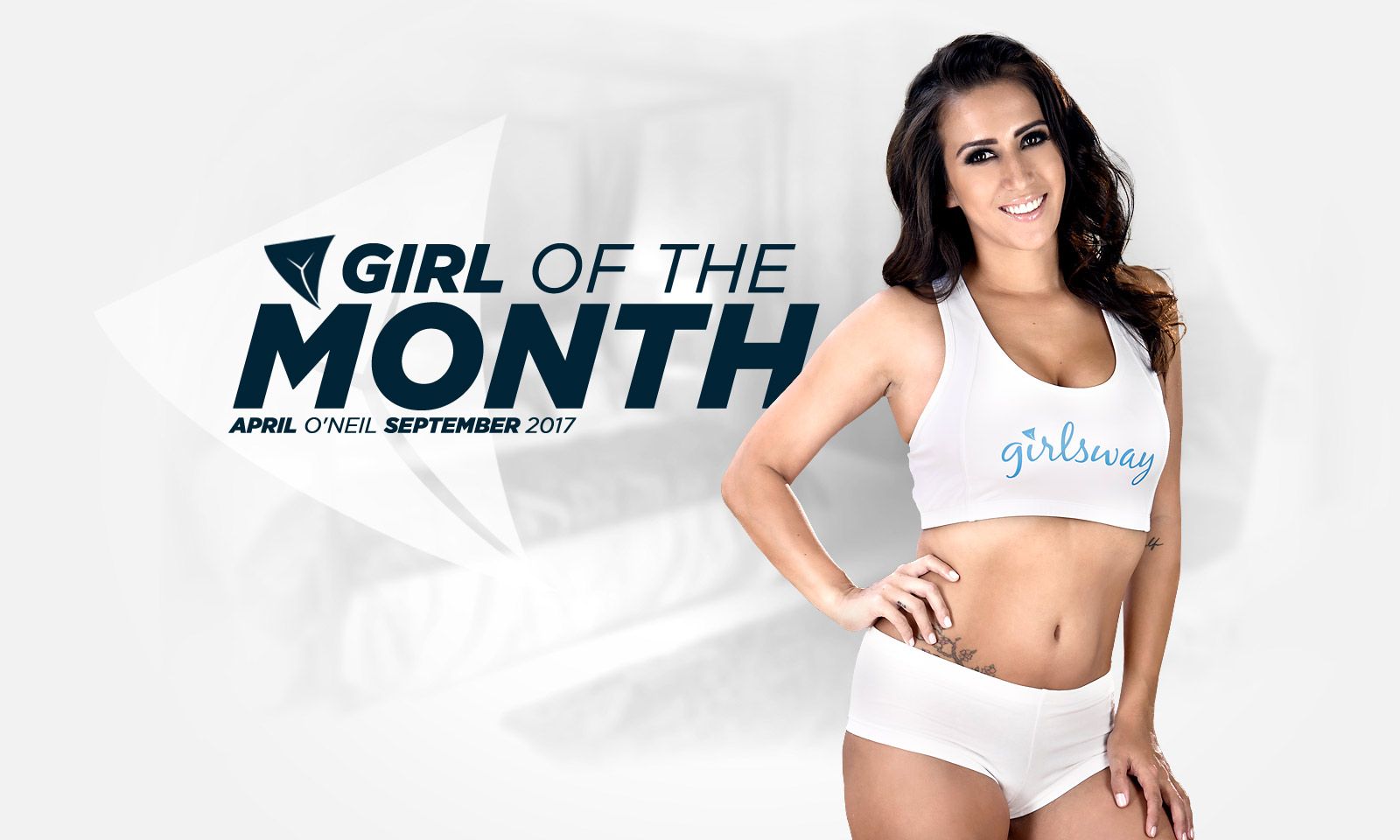 Girlsway's September 2017 Girl of the Month Is April O'Neil