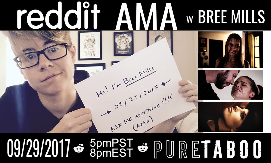 Girlsway's Bree Mills to Host Reddit AMA Friday