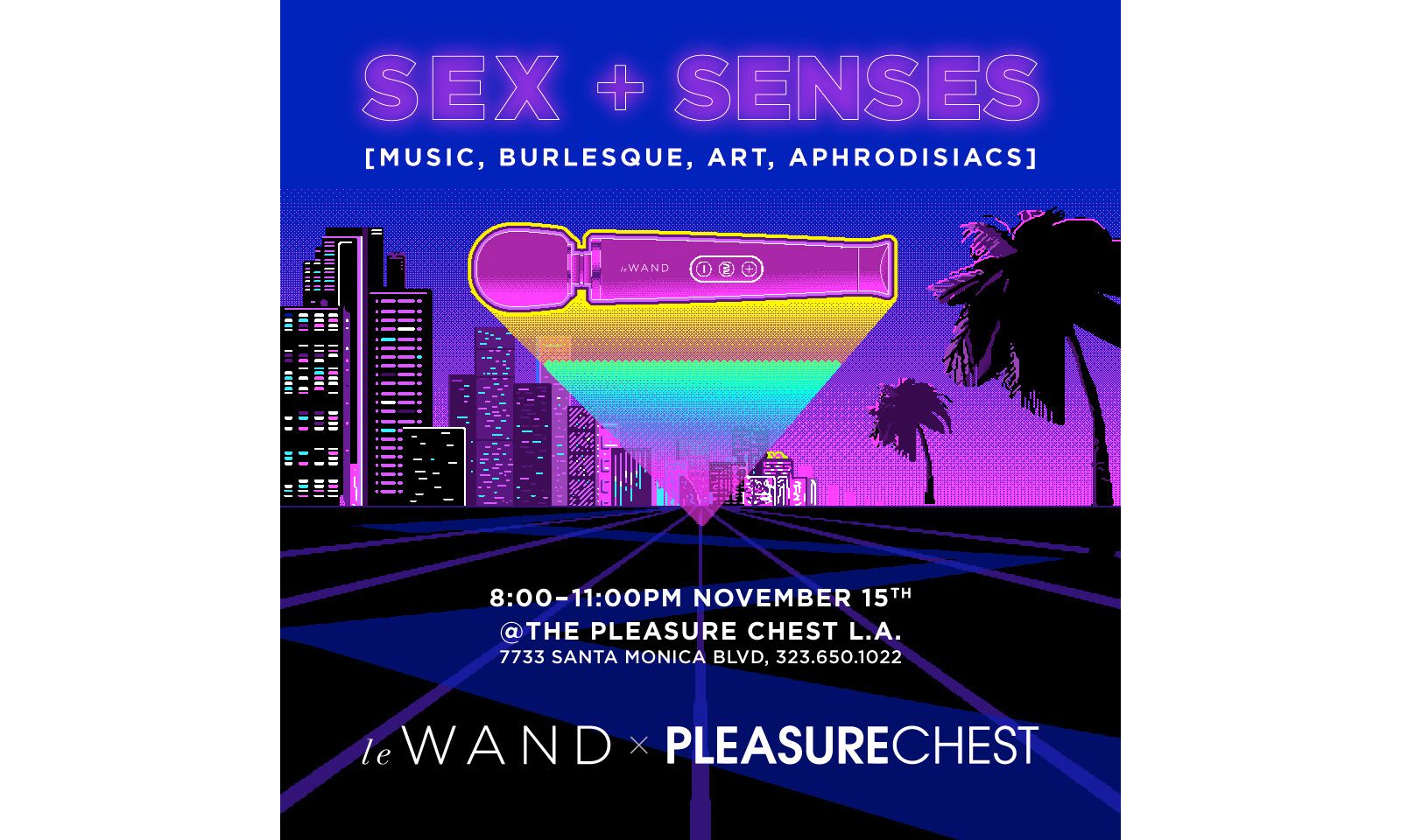 Le Wand Sponsoring Sex + Senses Event at Pleasure Chest