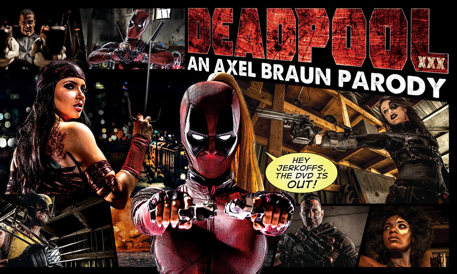 Deadpool XXX DVD cover art