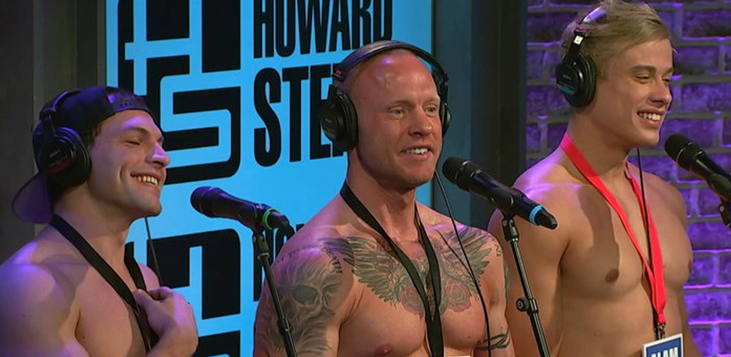 The Howard Stern Show on Tuesday delivered three naked gay porn stars on a ...