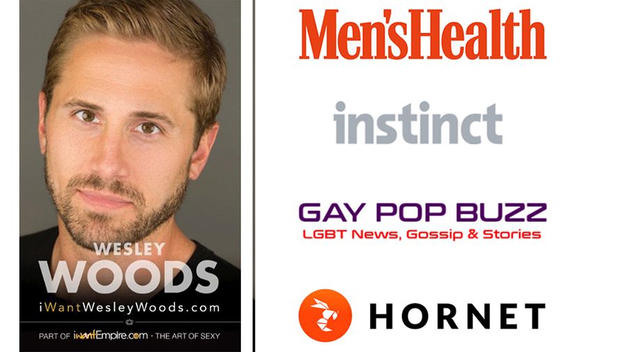 Gay Star Wesley Woods Presses Media Flesh For iWantEmpire