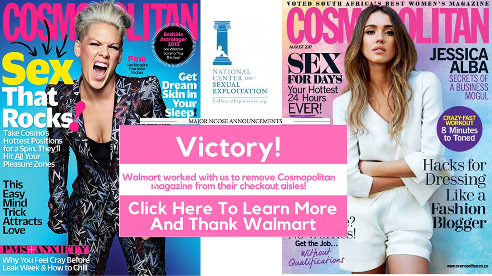 Walmart's 'Business Decision' Is to Hide Cosmopolitan Magazine