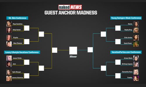 Naked News Opens Up Voting for ‘Guest Anchor Madness’ Tournament