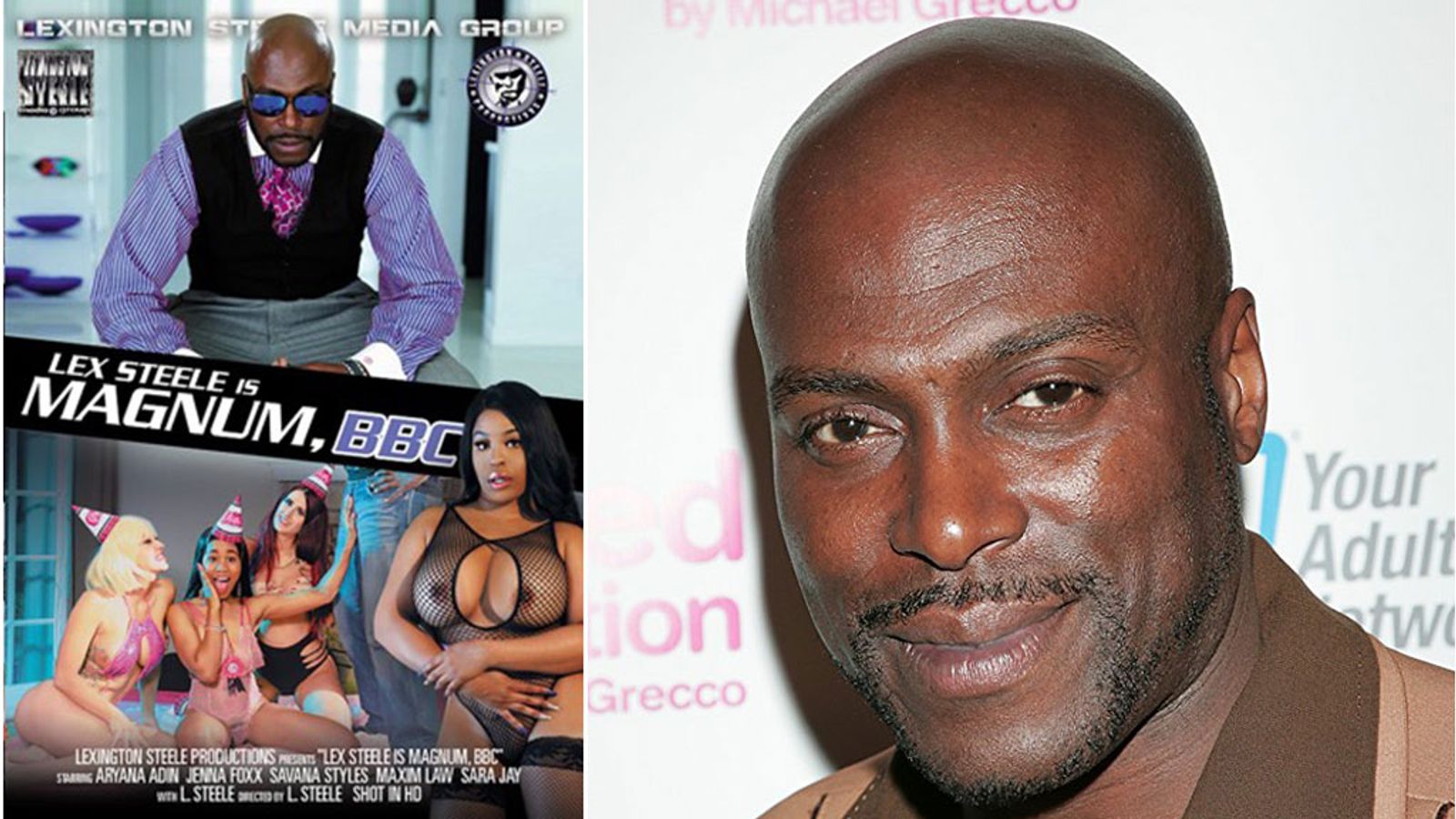 Lexington Steele Essays Title Role In New Release 'Magnum, BBC'