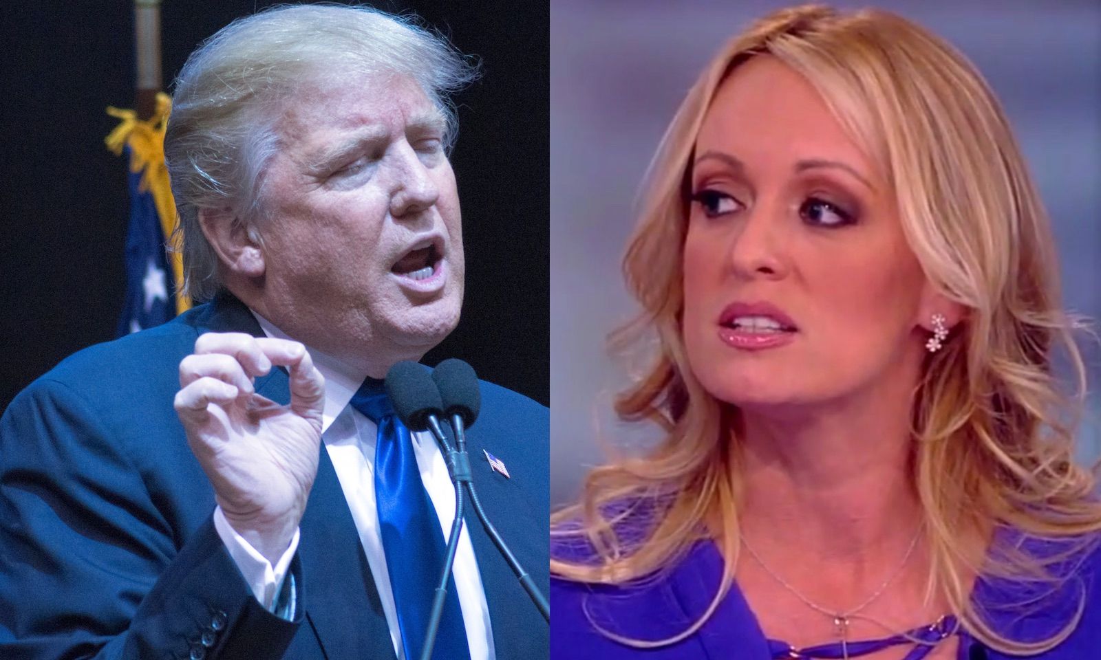 Donald Trump Ridicules Stormy Daniels ‘Threat’ Sketch On Twitter