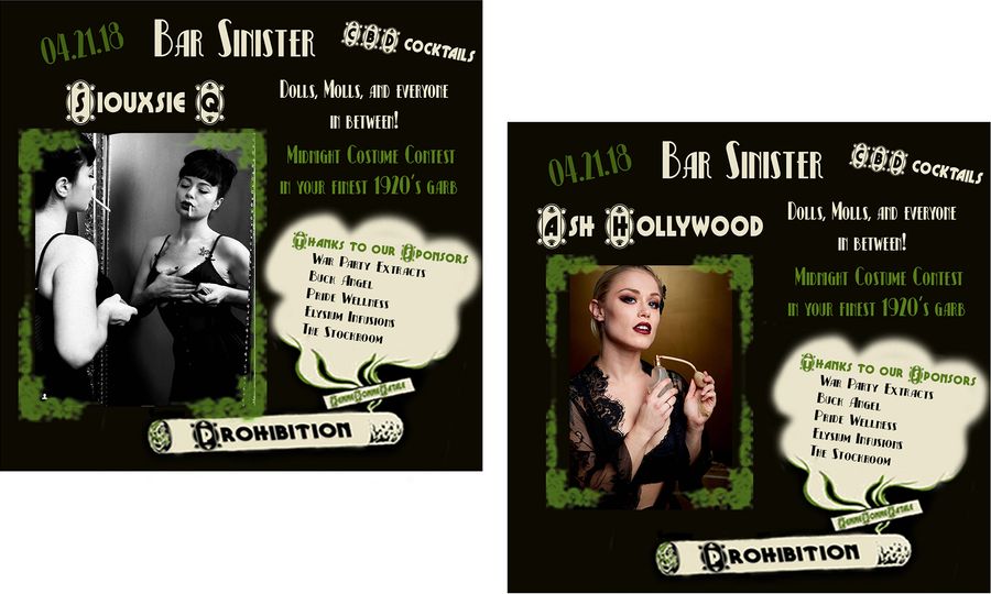Siouxsie Q, Femme Domme Fatale Host 4/20-Themed Speakeasy Show
