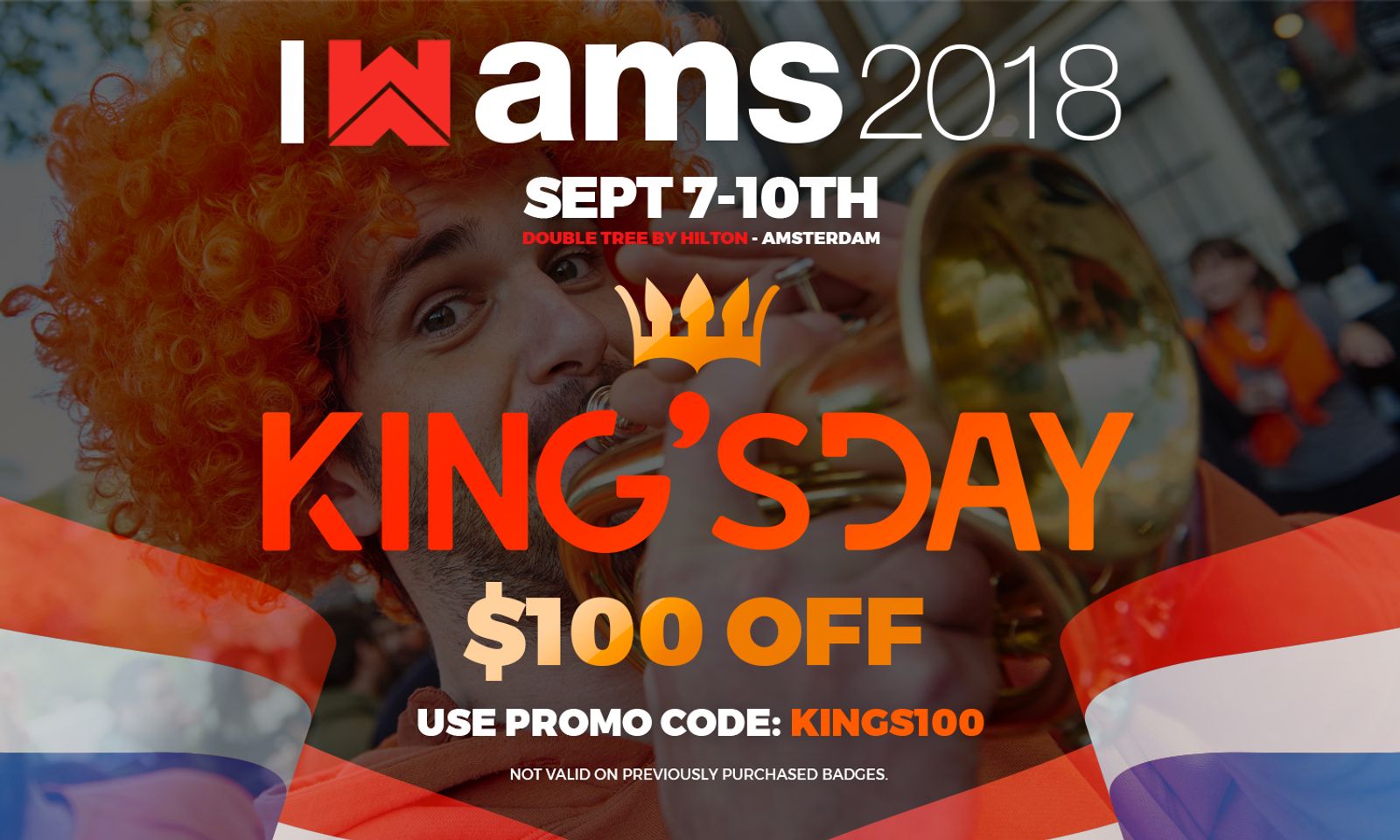 Webmaster Access Salutes King's Day With Registration Discount