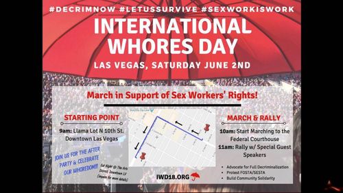 Vegas Sex Workers Prepare for 'International Whores Day' March