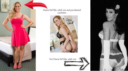 Winger Tabloid Takes Cherie DeVille's Pres. Candidacy Seriously