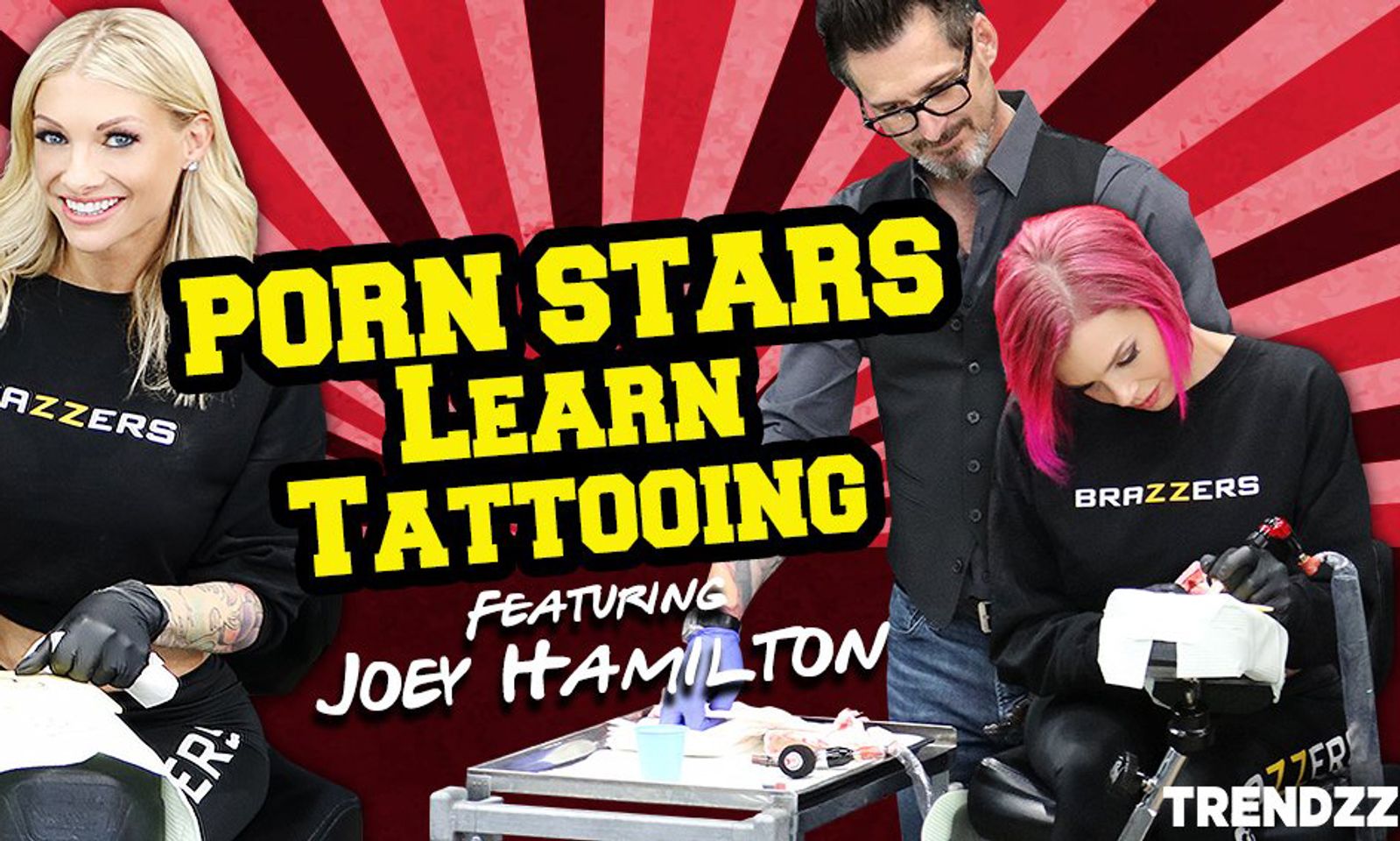 Trendzz Sex Veidios - TV Tattoo Artist Teaches Peaks, Fixx to Ink for Trendzz | AVN