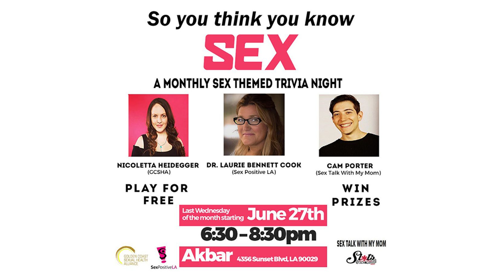 So You Think You Know Sex? Find Out Wed. At Monthly Trivia Night