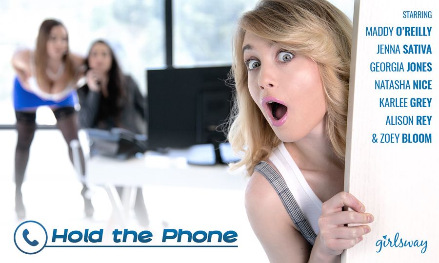 New Girlsway Three-Part Offering 'Hold the Phone' Debuts