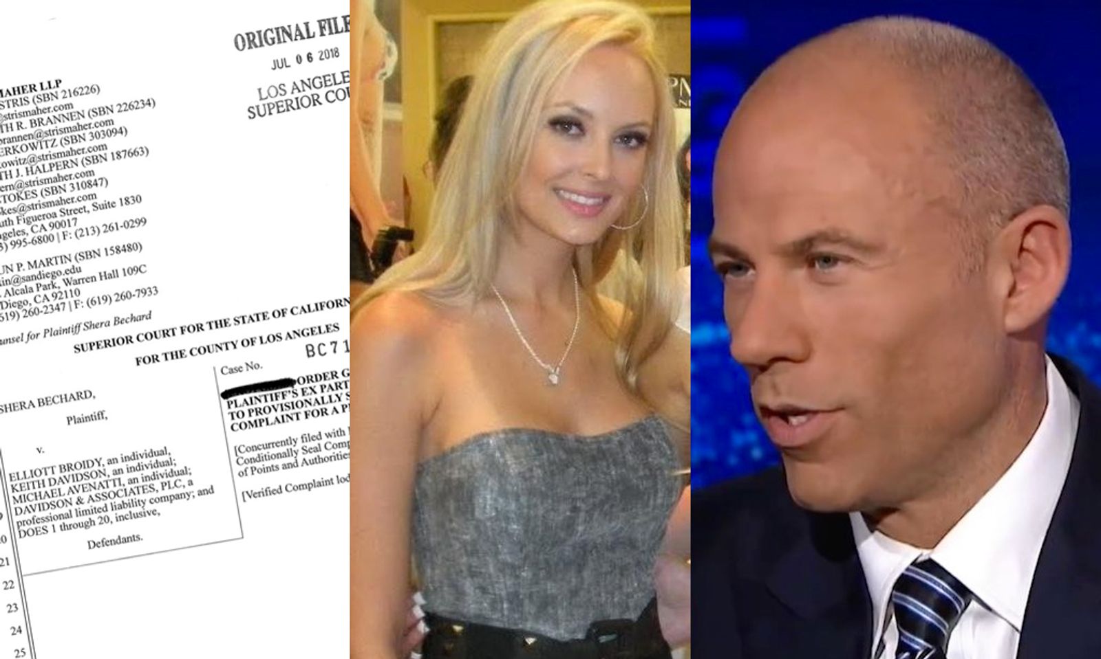 Shera Bechard: Playboy Playmate Names Michael Avenatti in Lawsuit