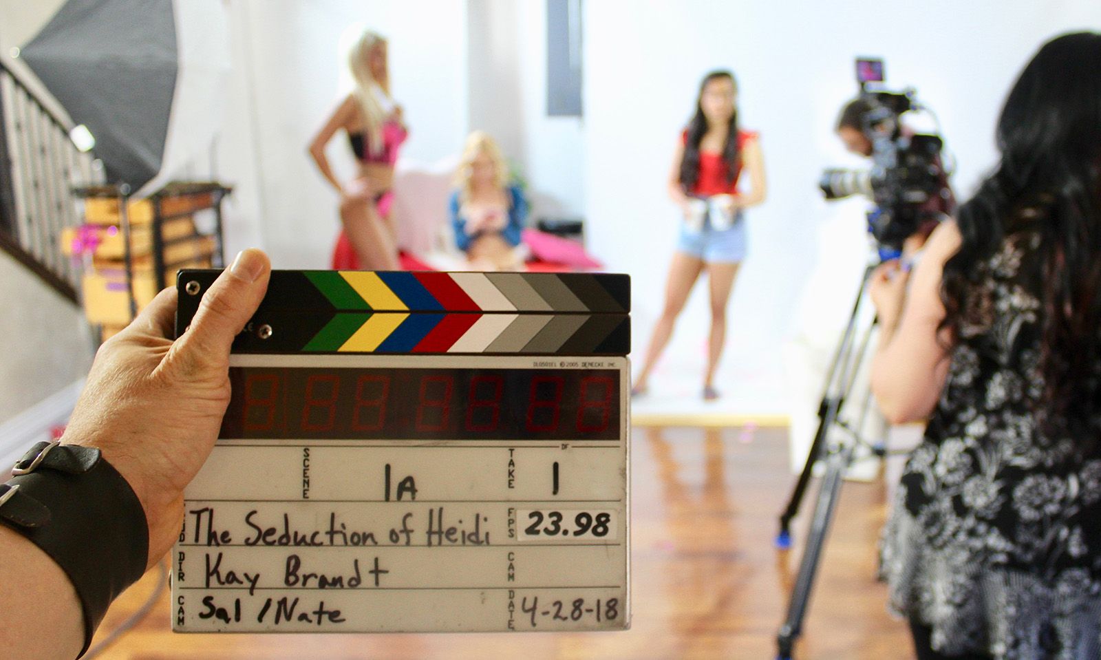 On the Set: Acting Up for Kay Brandt's 'The Seduction of Heidi'