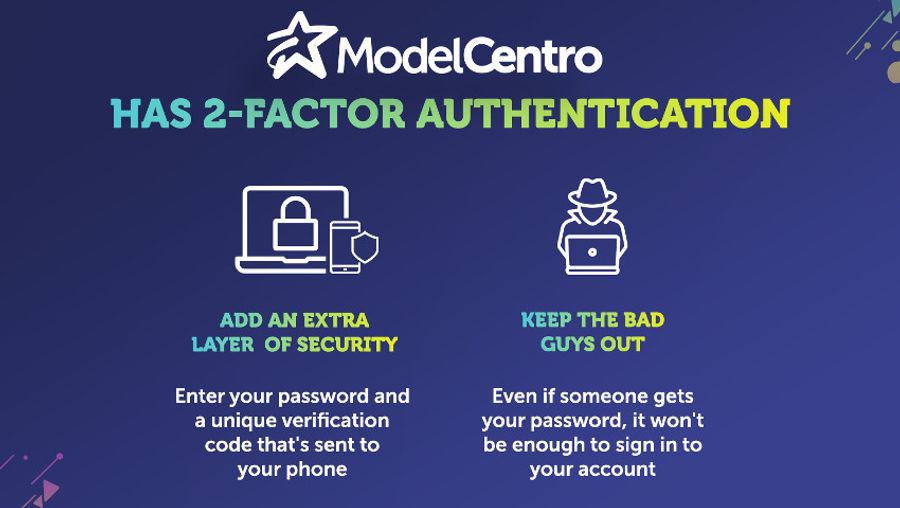ModelCentro Implements 2-Step Verification