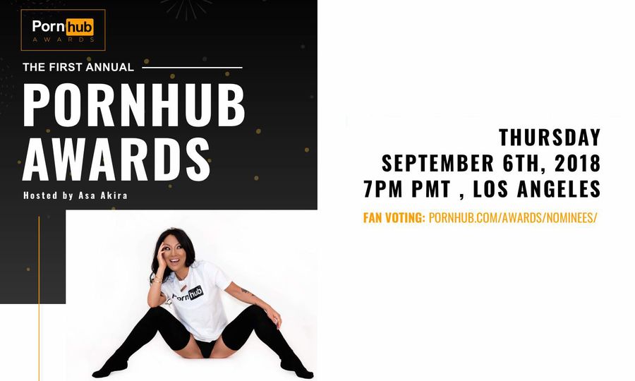 Nominees Announced for 1st Annual Pornhub Awards