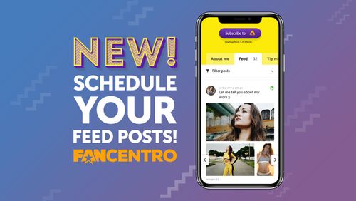 FanCentro Launches Schedule Posts Feature for Feed