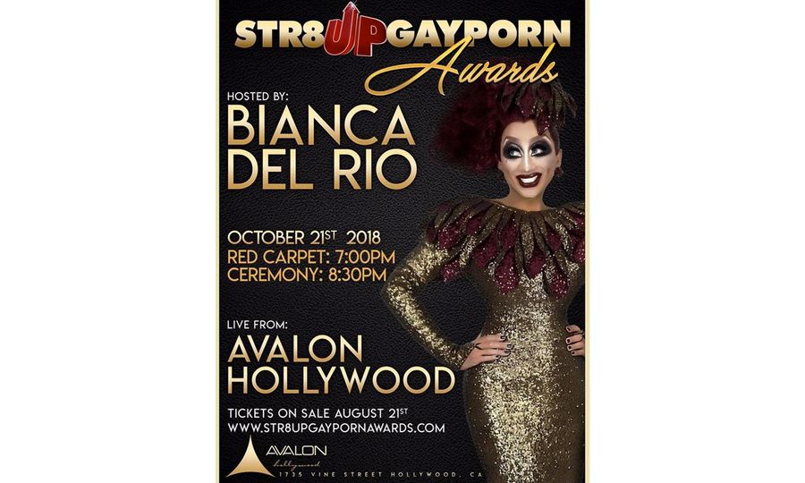 Bianca Del Rio Tapped To Host 2nd Annual STR8UP Awards