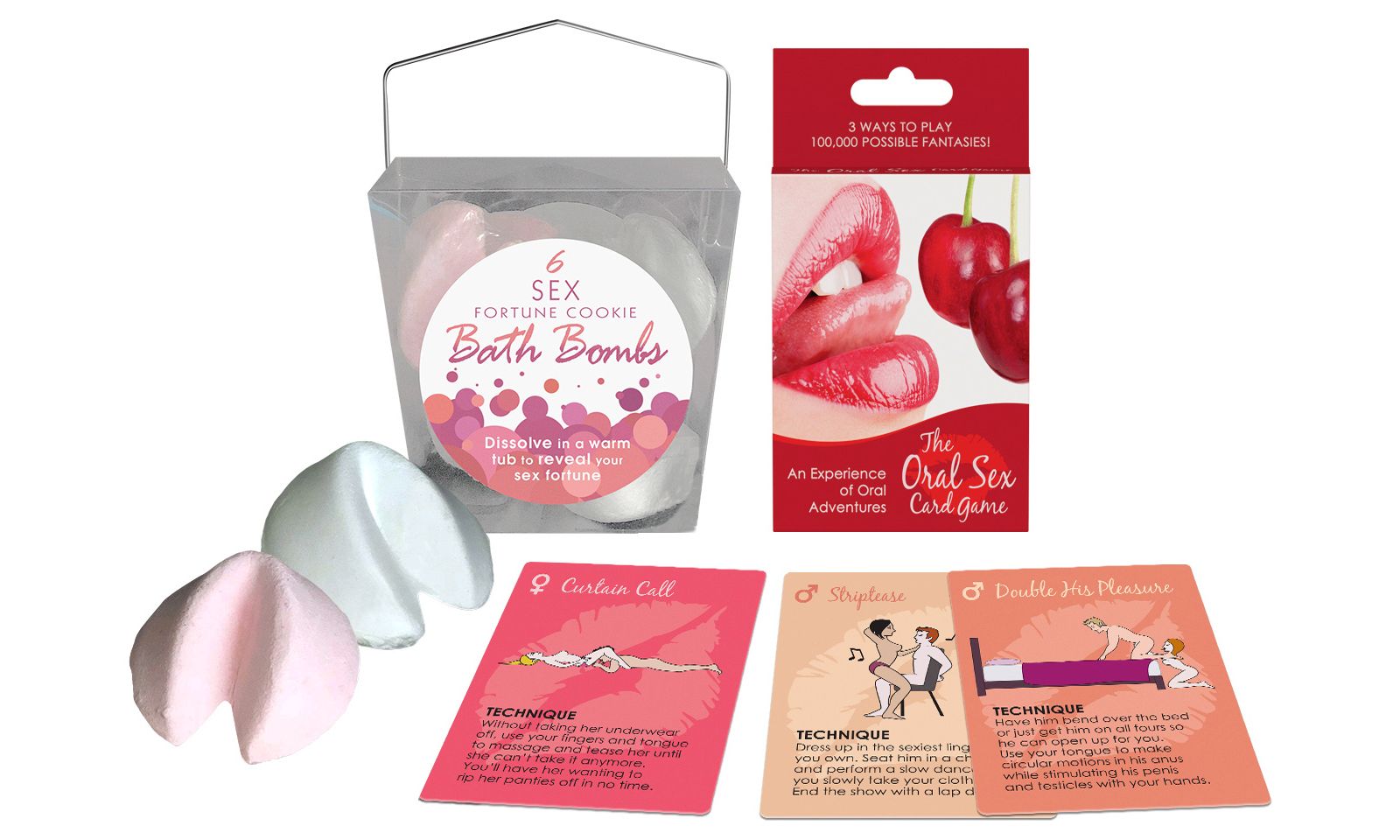 Oral Sex!, Sex Fortune Cookie Bath Bombs Coming From Kheper Games