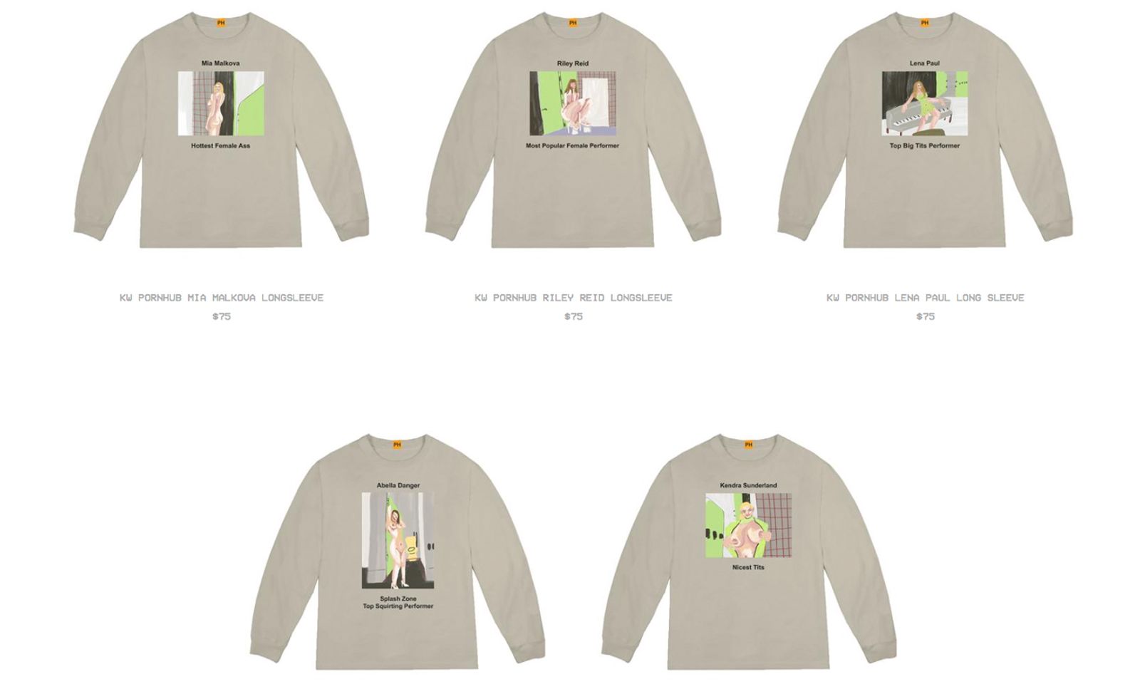 Yeezy Offers Pornhub Winner Sweatshirts