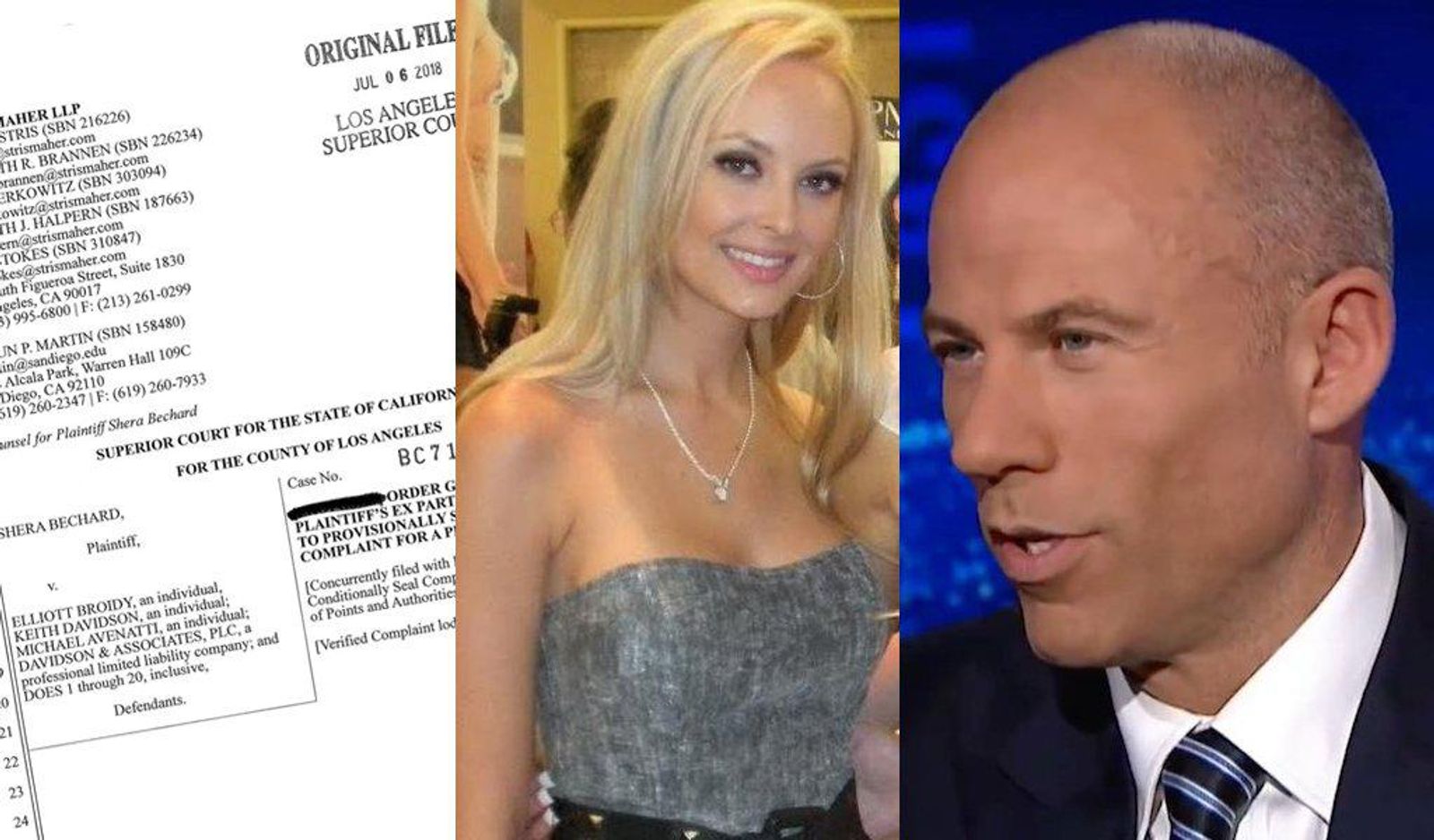 Shera Bechard Lawsuit Against Michael Avenatti Partially Tossed