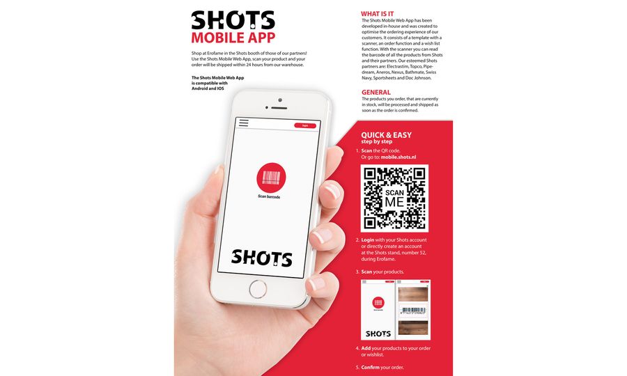 Shots Announces New Web App in Time For eroFame
