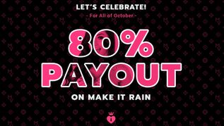 ManyVids Offers 80 Percent Payouts for October