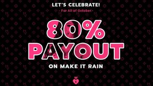 ManyVids Offers 80 Percent Payouts for October