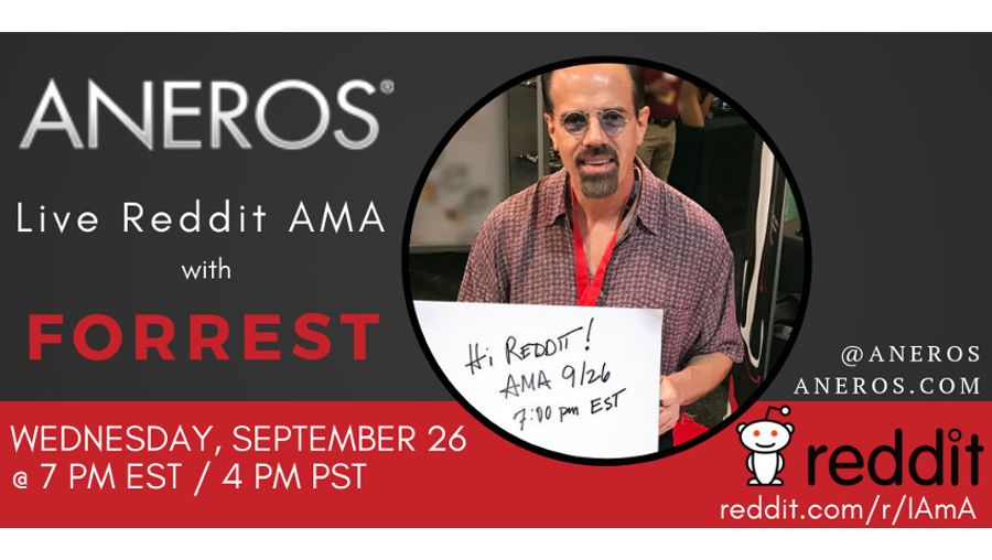 Aneros’ Forrest Andrews to Host Reddit IAmA