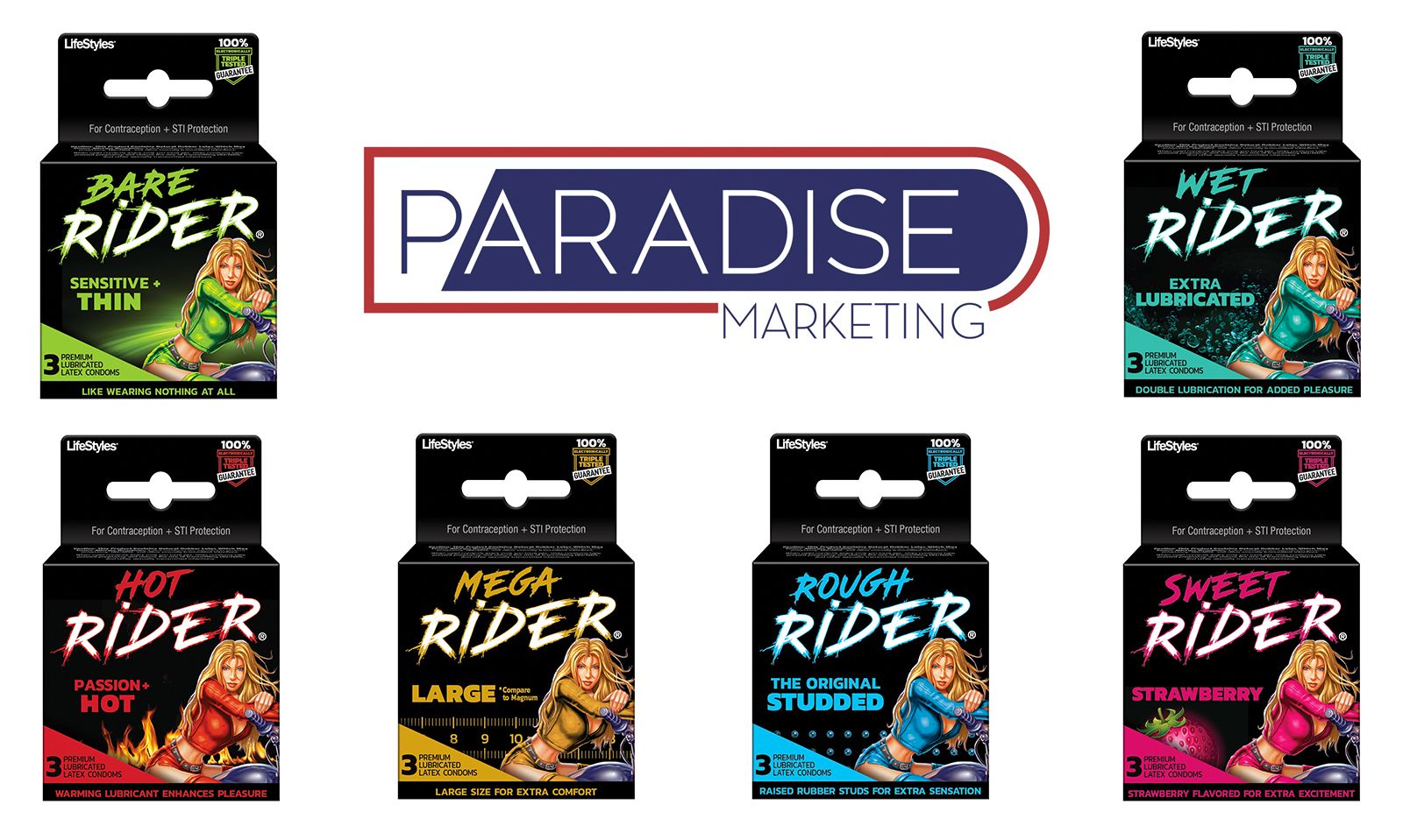 Rider Condoms Now in Stock at Paradise Marketing
