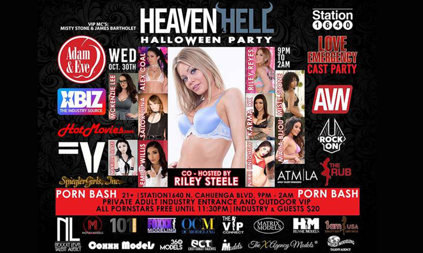 Heaven & Hell Halloween Bash Changed to Wednesday, October 30