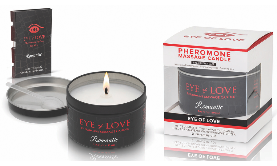Eye of Love Offers Pheromone Parfum Sample with Candle Purchase