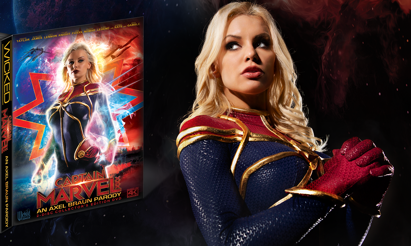 Wicked's 'Captain Marvel XXX: An Axel Braun Parody' Debuts on DVD | AVN
