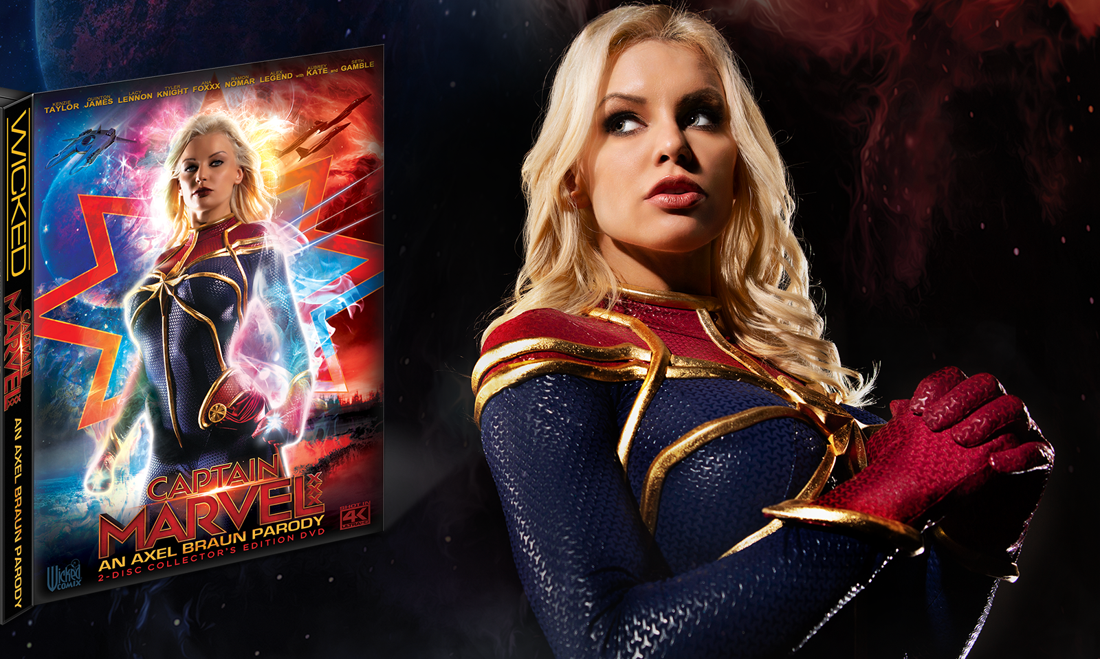 Wickeds Captain Marvel XXX: An Axel Braun Parody Debuts on DVD | AVN