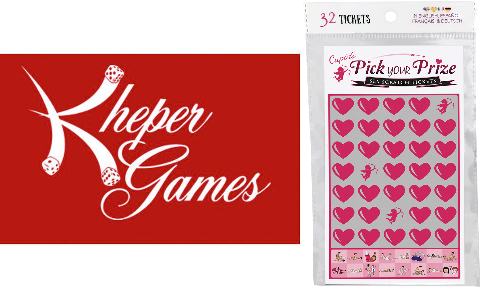 Kheper Games Debuts Cupid’s Pick Your Prize Sex Scratch Tickets