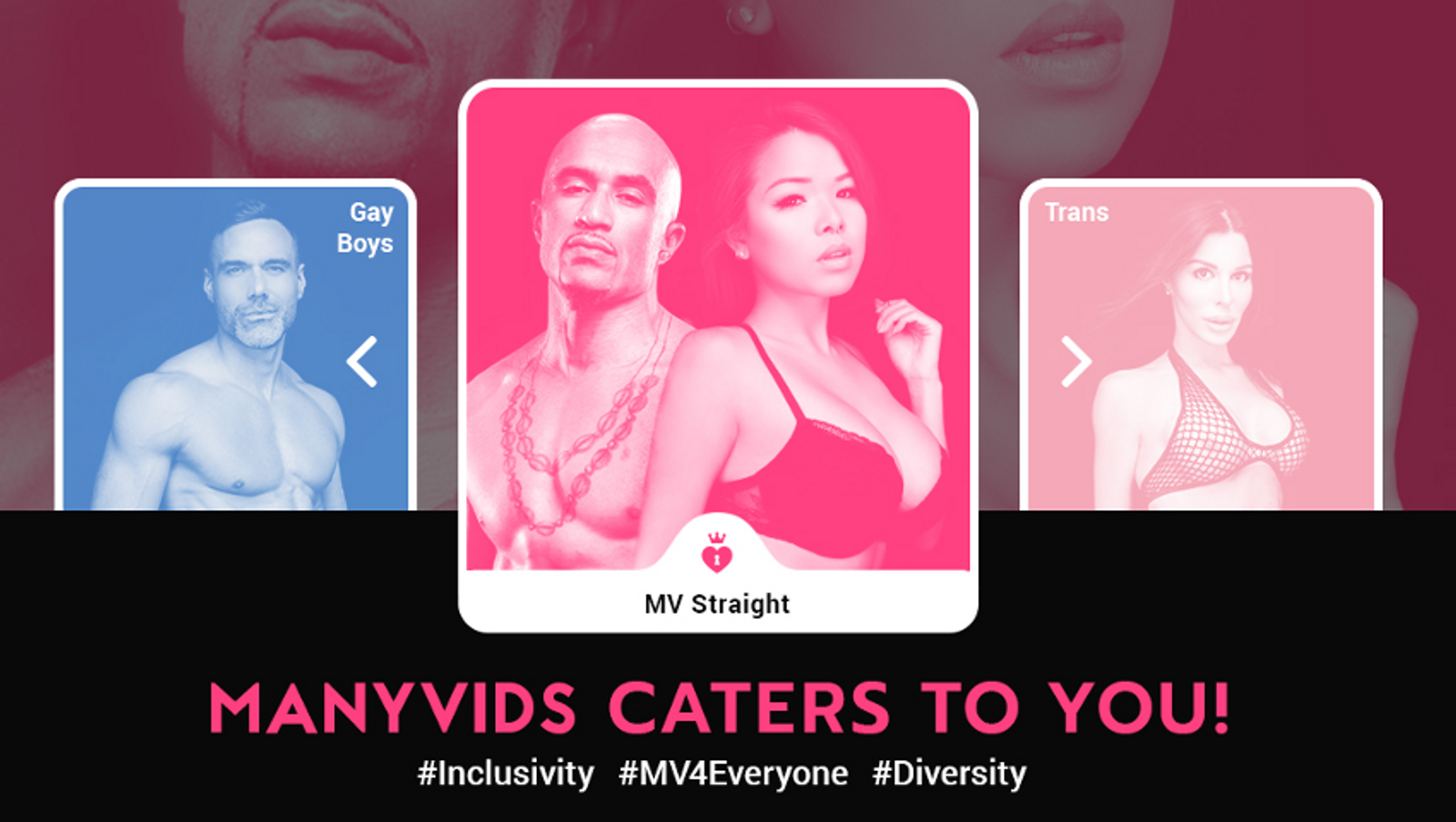 ManyVids Rolls Out MV Inclusivity Feature