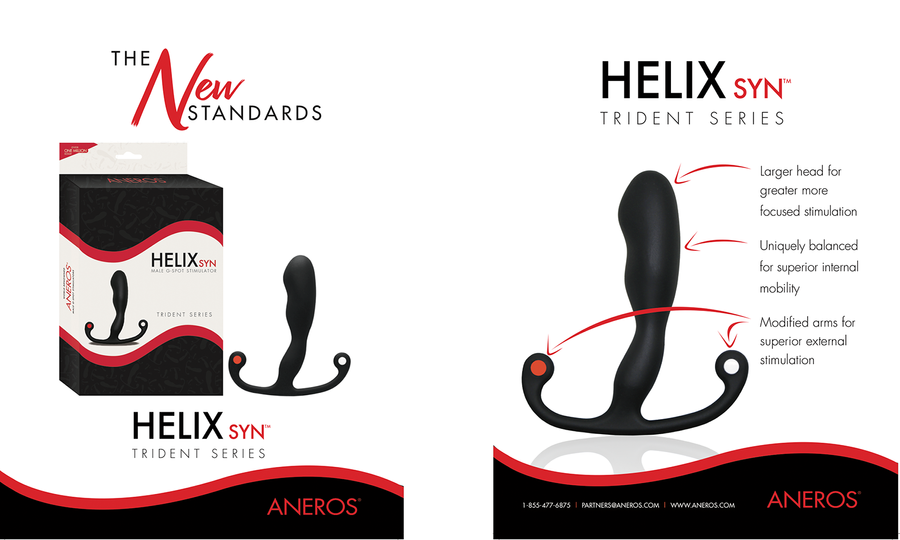 Aneros Releases New Prostate Massager Helix Syn Trident