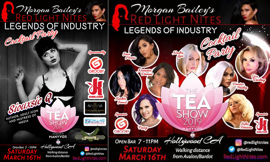 Red Light Nites to Hold Legends of Industry Cocktail Party 3/16