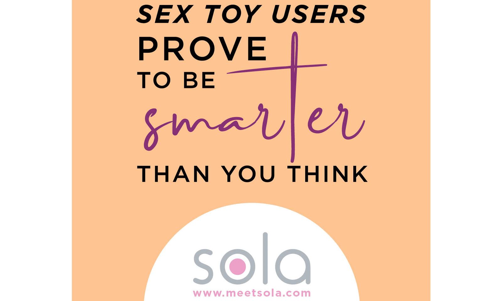 Sola Survey: Adult Novelty Consumers Smarter Than You Think